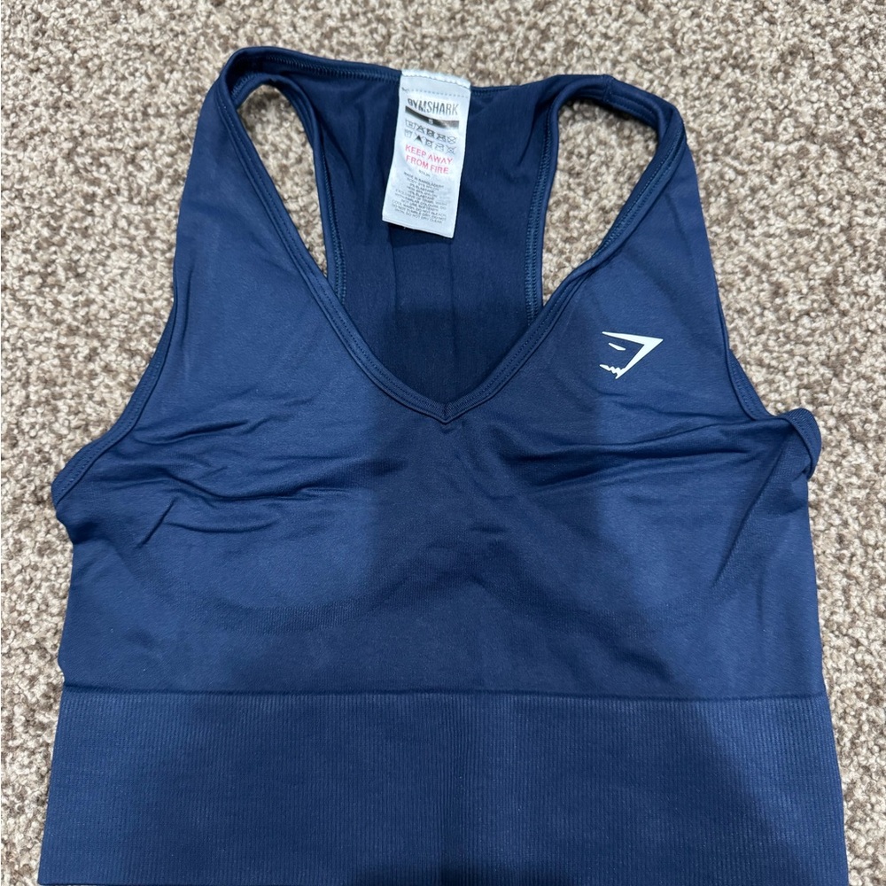 Gymshark Deep Blue Sports top